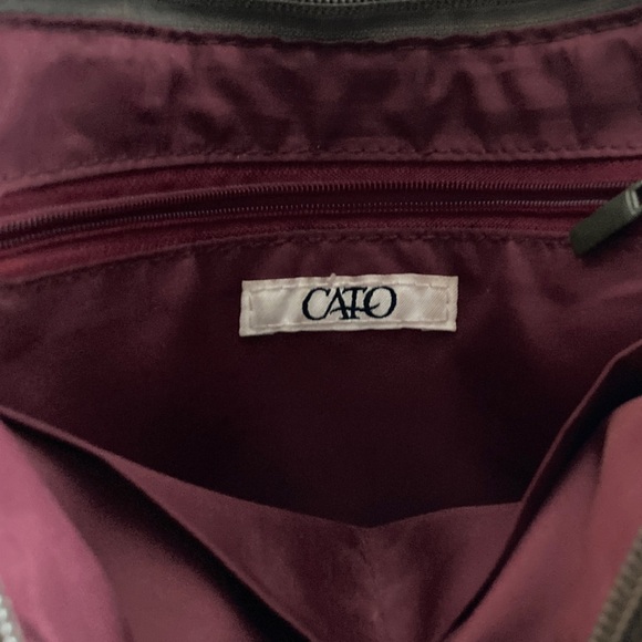 Cato Dark Brown Fringe Shoulder Bag - Picture 2 of 4